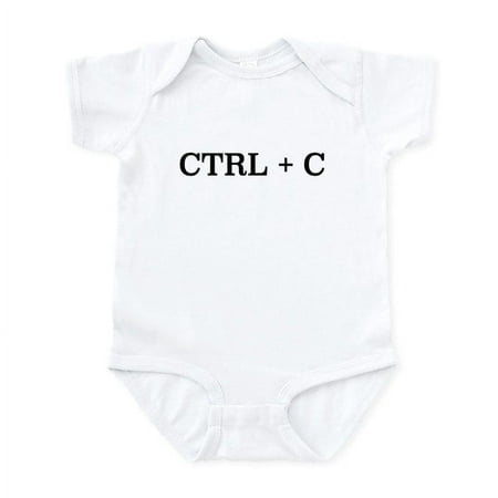 

CafePress - CTRL + C Body Suit - Baby Light Bodysuit Size Newborn - 24 Months