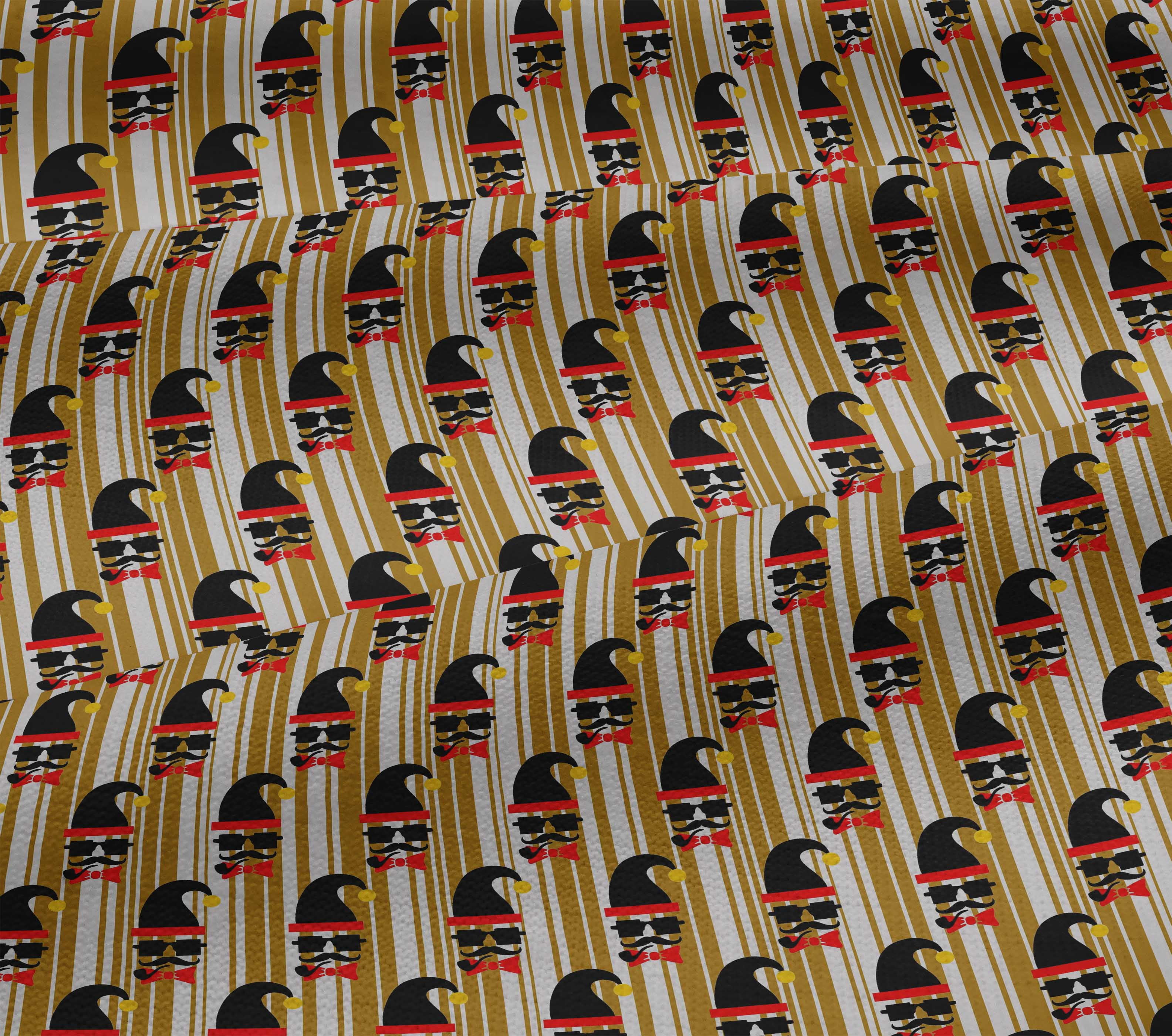 oneOone Cotton Jersey Dark Mustard Fabric Christmas Sewing Fabric By The Yard Printed Diy Clothing Sewing Supplies 58 Inch Wide