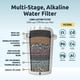 thumbnail image 2 of Dispensador De Filtro De Agua Alcalino De Vidrio Con Recarga De Ph - Sistema De Filtro De Agua Para Encimera - Jarra Purificadora De Agua Alcalina - Filtración De Agua Potable Pura De Alto Ph - 8,5 L/, 2 of 9
