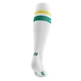 thumbnail image 2 of CEP 80's Tall socks, white/green&yellow, men V, 2 of 4