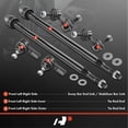 thumbnail image 2 of A-Premium 6Pcs Front Suspension Kit, Sway Bar Link, Tie Rod End, Compatible with Honda Civic Acura EL 2001-2005 Replace# 53521S5A003, 53541S5A000, 2 of 9