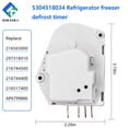 thumbnail image 2 of Refrigerador Timer KOLEOLL 5304518034 para descongelar 12 horas y 110 V, 2 of 6