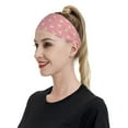 thumbnail image 5 of Funny Cute French Bulldog Pink Sports Headband for Women Men, Running Headband Sweat Bands for Cycling, Yoga, Spa, Athleti, Workout - Moisture Wicking Hairband, 5 of 5