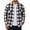 #1_Black, variant on Men's Flannel Shacket Vintage Plaid Button-Down Workwear with Pockets Casual Long Sleeve Fleece Jacket for Men, Classic Collared Shirt Jacket, Retro Style