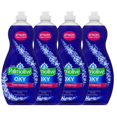 - (4 Pack) Palmolive Ultra Dishwashing Liquid Dish Soap, Oxy Power Degreaser - 20 fluid ounce