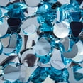 thumbnail image 2 of Fun Express Turquoise Metallic Floral Sheeting Backdrop, 15 Ft, 2 of 3