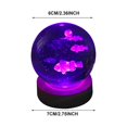 thumbnail image 2 of 3D Glowing Planetary Galaxy Astronaut Crystal Ball Night Lights, LED Night Light Projector, 7 Colors Change LED Galaxy Starry Light Projector for Bed, 2 of 4