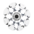 thumbnail image 2 of Pomos para cajones YourGift, cristal con forma de diamante, 30 mm, paquete de 12, 2 of 8