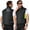 Black, variant on Japanese Air Conditioned Jacket, Japanese Fan Jacket, Cooling Vest with Fans for Men & Women
