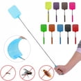 thumbnail image 2 of Extendable Fly Swatter Stainless Steel Telescopic Handle Insect Swatter Portable Mosquito Control Swatter for Insects Indoor Outdoor Kitchen Garden Camping, 2 of 8