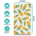 thumbnail image 5 of Tropical Pineapple Dog Food Mat, Absorbent Waterproof Pet Feeding Mat, Non-Slip, Quick Dry, Easy Clean, Washable with Summer Exotic Fruit Print, 5 of 7
