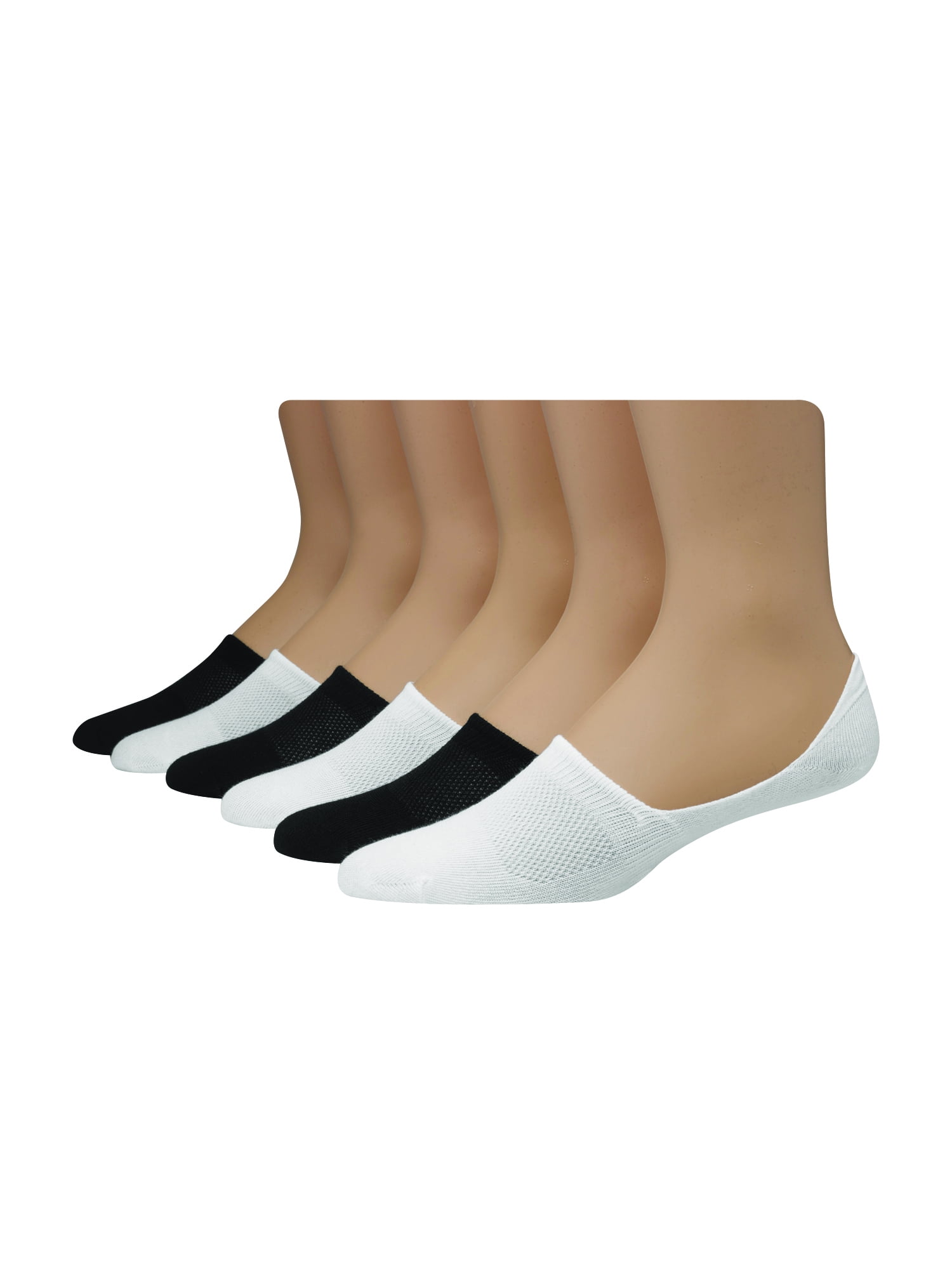 Hanes Premium Women's 4pk Cool Comfort Lightweight Liner Socks