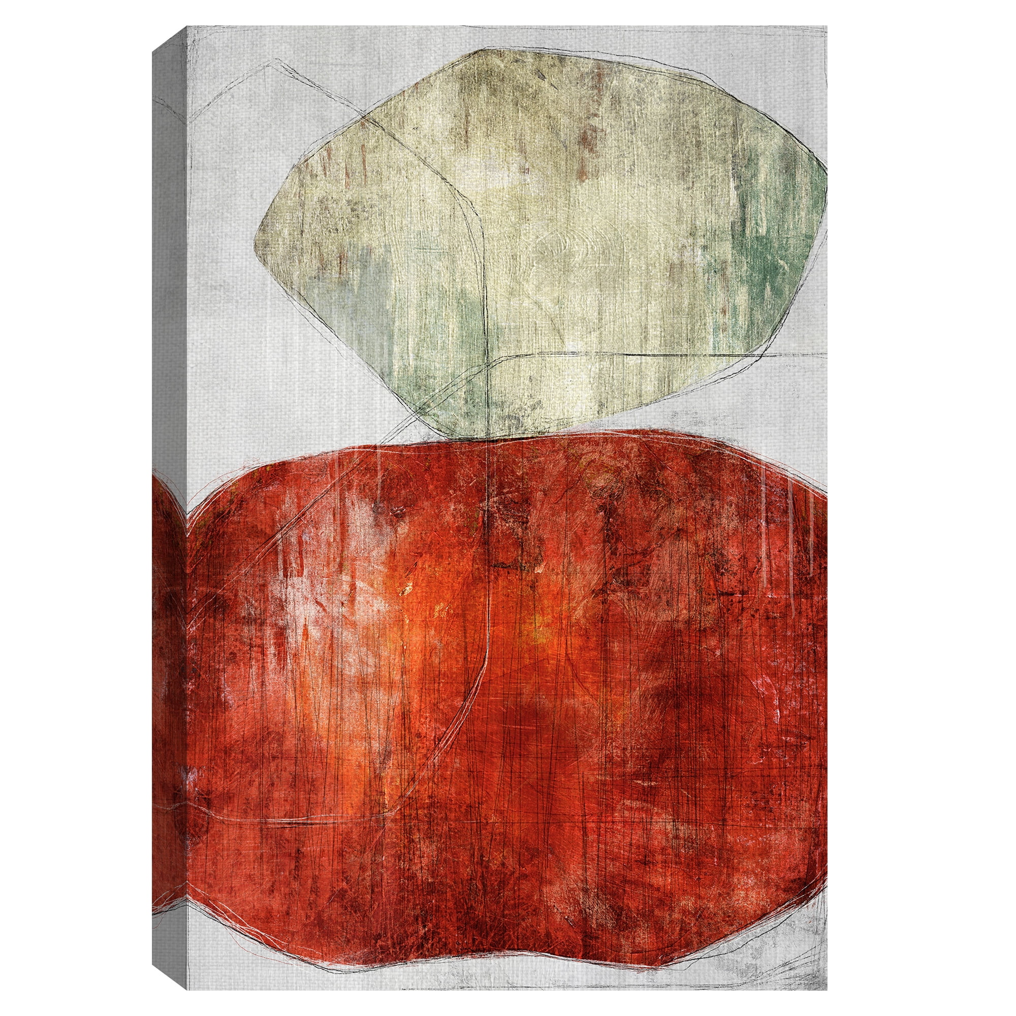Masterpiece Art Gallery Strident Abstract Shapes By Belle Maison Canvas Art Print 24" x 36"