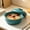 Green, variant on XiYing Straw Soup Bowl with Lid Microwave Safe - 20 Oz Ribbed Plastic Serving Bowl with Handles for Soup Noodles Rice - Kitchen Dining Bowl for Home Daily Use