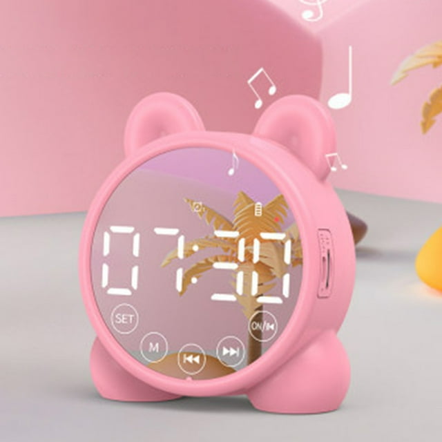 AURIGATE Kids Bedroom Alarm Clock Bunny Ears Wake Up Light Can Wake Up