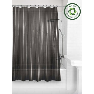 Mainstays Light Weight PEVA Shower Liner, 70" x 71" - Black