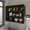 Black, variant on FM FURNITURE Chinle Wall Cabinet in Melamine with Open Storage-Color:White