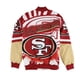 thumbnail image 2 of G-III Sports Mens San Francisco 49ERS Varsity Jacket snf L, 2 of 2