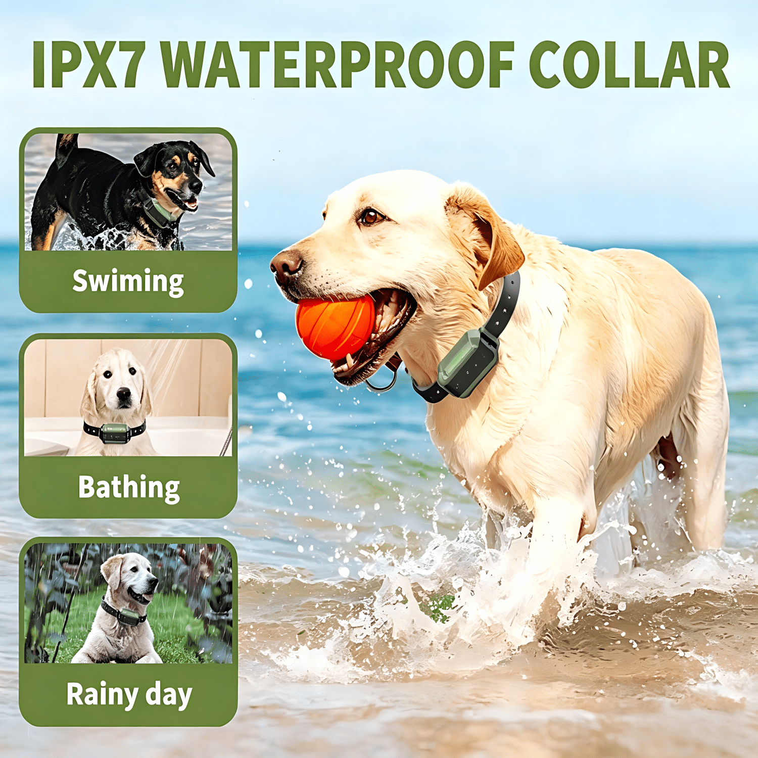 Upgraded Wireless Dog Fence, No-Wire Electric Pet Containment System High-Precision Boundary Control, Up to 5.6 Acres, IPX7 Waterproof, Safe Training for 1–3 Dogs weighing 15-110 lbs