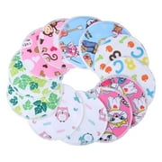 12 PCS Washable Reusable Nursing Pads Organic Practical Bamboo Breastfeeding Pads with Leak-Proof Backing Spill Pads