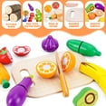 thumbnail image 4 of Set de corte de alimentos KMTJT de madera para jugar a la cocina de 1 a 3 años, 4 of 7
