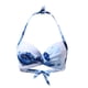 thumbnail image 4 of Prolriy Bikini Top para Mujer, Top de Bikini con Cordones, Top de Baño Push Up, Traje de Baño Retro, Top de Traje de Baño Acolchado, Sujetadores de Baño para Mujer, Azul, L, 4 of 7