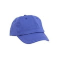 thumbnail image 2 of Top Headwear Unstructured Youth Panel Adjustable  Baseball Hat - Royal, 2 of 5