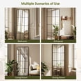 thumbnail image 4 of Easy4Home 25"x69" Rectangular Full Length Windowpane Mirror Decorative Floor Mirror Wall-Mounted, Black, 4 of 6