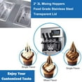 thumbnail image 6 of SIHAO 1200W Commercial Ice Cream Machine Countertop 18L/H Soft Serve Ice Cream Maker with LED Display, 6 of 11