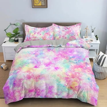 3D Printing Bedding Set Luxury Duvet Cover With Pillowcase Quilt Cover King Bedding Starry Sky Pattern Comforter Cover