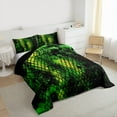 thumbnail image 3 of Castle Fairy Teens Abstract Snake Print Full Size Comforter Sets,Gothic Style Bedding Sets, 3 of 8