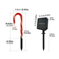 thumbnail image 2 of 5 Pieces/Set Ground Light Waterproof Light for Ground Light Garden Patio Plastic Christmas Themed Lighting Decor, Solar Power, 2 of 7