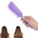 thumbnail image 4 of Cepillo para desenredar el cabello,Cepillo de paleta para el cabello, cepillo de paleta para desenredar hueco antideslizante para peluquería LHCER NONE, 4 of 5