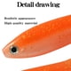 thumbnail image 5 of Señuelos de pesca blandos, 5 piezas 10 cm 6 g Señuelos de pesca con cebo blando Diseño revolucionario, 5 of 8