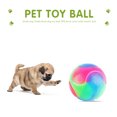 thumbnail image 3 of Mordedura resistente que brilla intensamente Molar Pet Ball Elástico Durable Color Squeak Juguete de goma Hugtrwg Para estrenar, 3 of 6