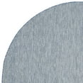thumbnail image 4 of SAFAVIEH Courtyard Morven Chevron Stripes Indoor/Outdoor Area Rug, 7'10" x 7'10" Round, Navy/Grey, 4 of 6