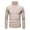 Beige, variant on Men's Sweater Knitted Turtleneck Pullover Fall Winter Solid Color Heavy Tops Long Sleeve Warm Comfortable Casual Sweater(Yellow,L)