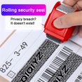 thumbnail image 3 of Maoww Confidential Roller Stamps Protection Personal Information Privacy Smear Theft Guard Ink Tools Security Rollers Red, 3 of 8