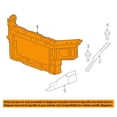 thumbnail image 3 of For 06-11 Chevy Impala & 06-07 Monte Carlo Radiator Support Core Assembly Steel, 3 of 5
