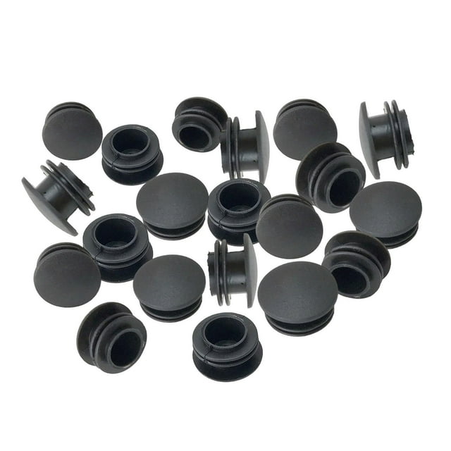 20 Tapones de Inserción para Sillas de Mesa, Tubos de Muebles, Tapones de Acabado Redondos para Sillas.