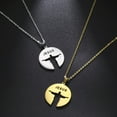thumbnail image 7 of EUEAVAN Silver Silhouette of Jesus Pendant Necklace Stainless Steel Christianity Jewelry, 7 of 7