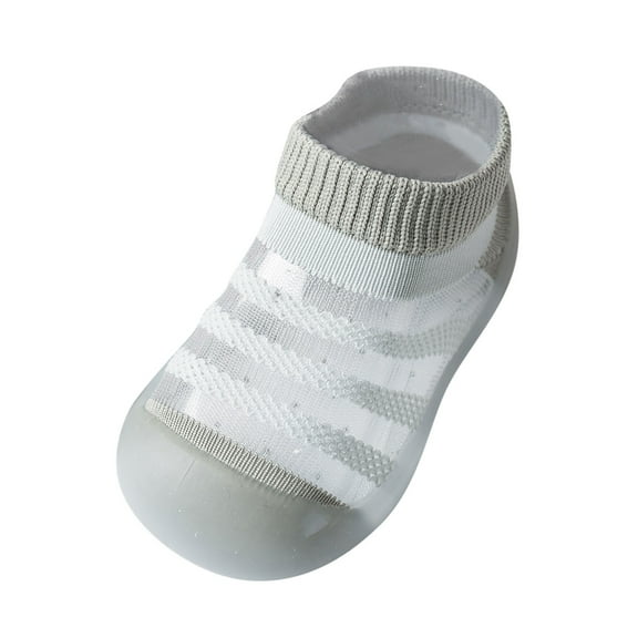 JAJAHO Toddler Sock Shoes Baby Walking Shoes Kids Non- Soft Rubber Sole Summer Breathable Kids Sneakers 5M-3Y Casual Shoe