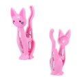 thumbnail image 1 of Bag Clips With Cat Sealing Clips 4Pcs Pink Household Items Insect-Proof, 1 of 4