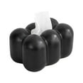 thumbnail image 3 of Contenedor de pañuelos a prueba de polvo perfecl Decoración multiusos negro, 3 of 8
