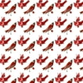 thumbnail image 2 of Studio W  26x26 White Modern Wood Framed Museum Art Print Titled - Red Bird Christmas Collection H, 2 of 4