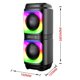thumbnail image 5 of Altavoz portátil con luces LED y batería integrada de 1200 mAh., 5 of 7