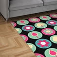 thumbnail image 3 of CafePress - Beautiful Trendy Girly Floral Pattern Area Rug - 3'x5' Decorative Area Rug, Fabric Throw Rug, 3 of 5