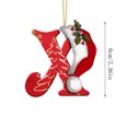 thumbnail image 4 of Mgaxud Letter Christmas Tree Decoration Pendant Personalized DIY Christmas Ornament for Xmas Tree Hanging, 2.36 in, 4 of 5