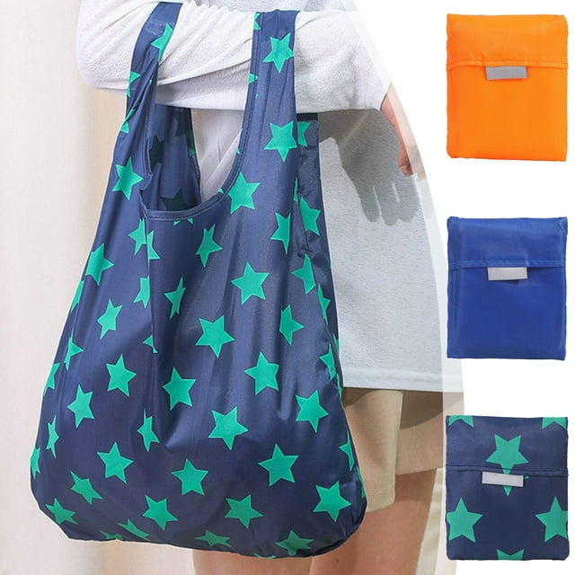 Bolsas de la compra reutilizables - Bolsa de supermercado plegable e impermeable con bolsa de almacenamiento para uso ecológico en supermercado