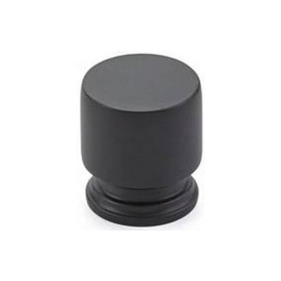 Emtek 86470US19 1.12 in. Prosser Cabinet Knob, Flat Black